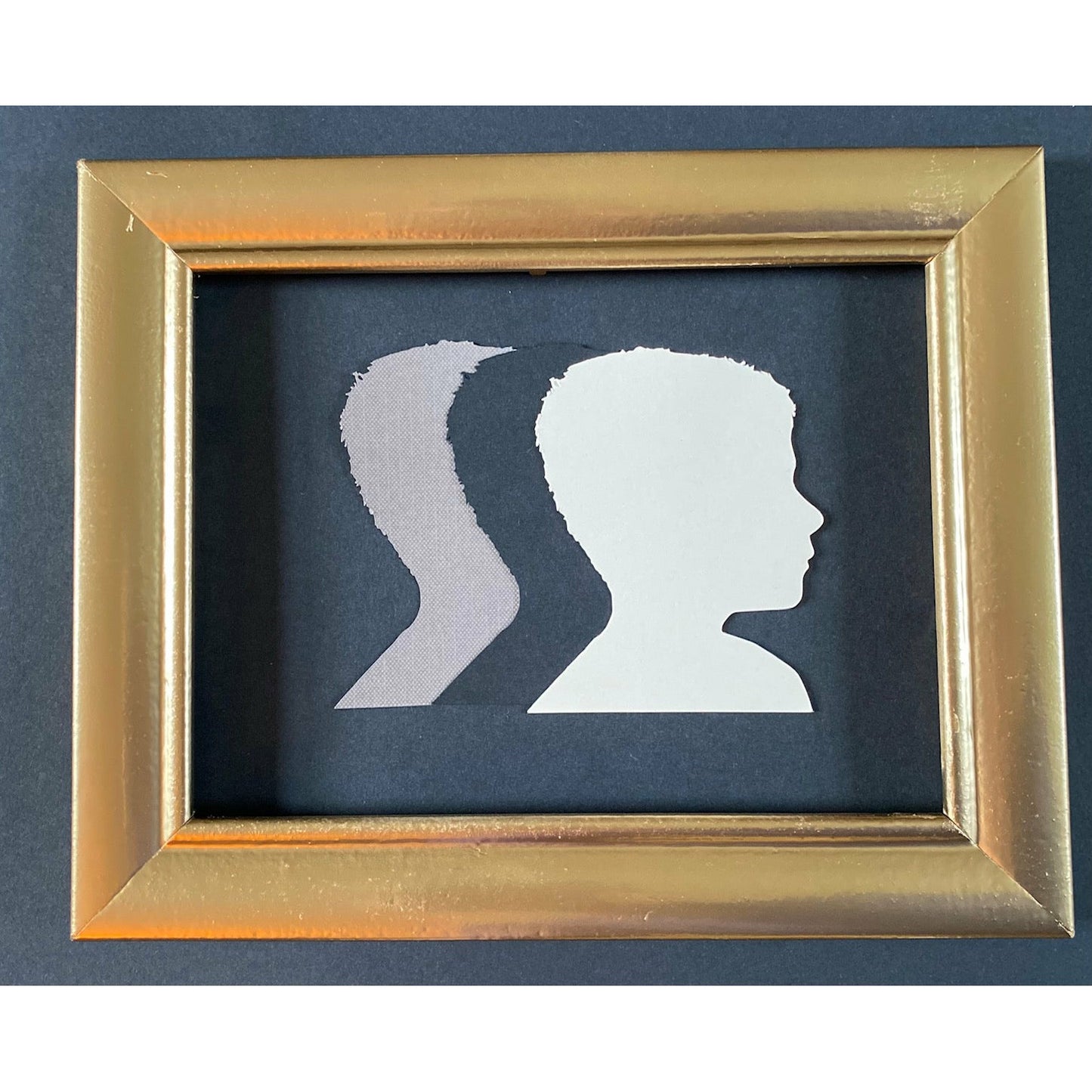 Vintage UpCycled Mottled Gold Frame