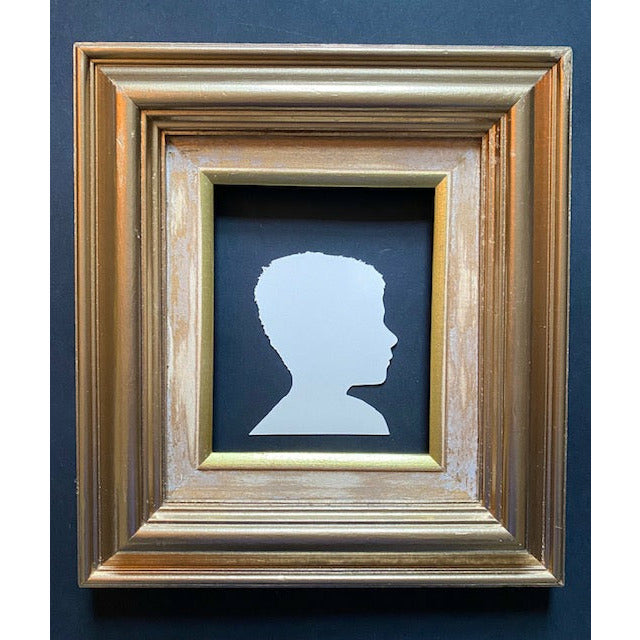 Vintage UpCycled Inlaid Gold Frame